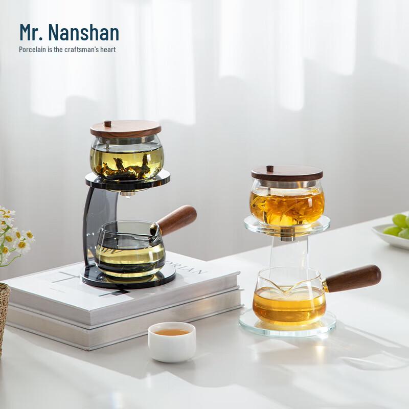Nanshan Heat-Resistant Glass Semi-Automatic Teapot