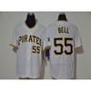 Pittsburgh Pirates Baseball Jersey Unisex Embroidered Sport Shirt Fans Running Gym Casual Wear
