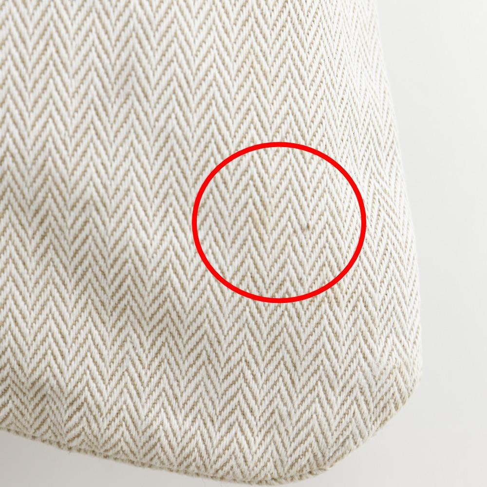 HERMES Alain GM Shoulder Bag beige/Orange Towal chevron unisex Used