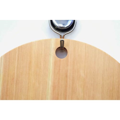 Advanced Door HANAKO Shimanto Hinoki D-Shaped 9mm Cutting Board, Mini (HNK-MDM)
