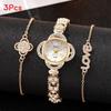 Womens Quartz Wristwatch With Jewelry Buckle For Elegant Gift And Casual Outfits