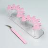 Pink Hold Tweezers Lash Tools Eyelash Holder for Eyelash Extension Lash Tile Eyelash Shape Tweezers Holder