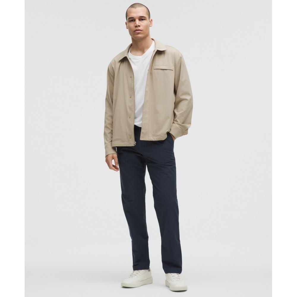 Lululemon Abc Classic Fit Trouser 34l  Stretch Cotton Versatwill True Navy