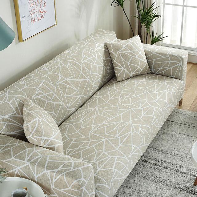 Elastic All -Inclusive Sofa Cover Four Seasons General Printing Sofa Towel Cover Living Room Home Corner Sofa Cover 1 /2 /3 /4seater