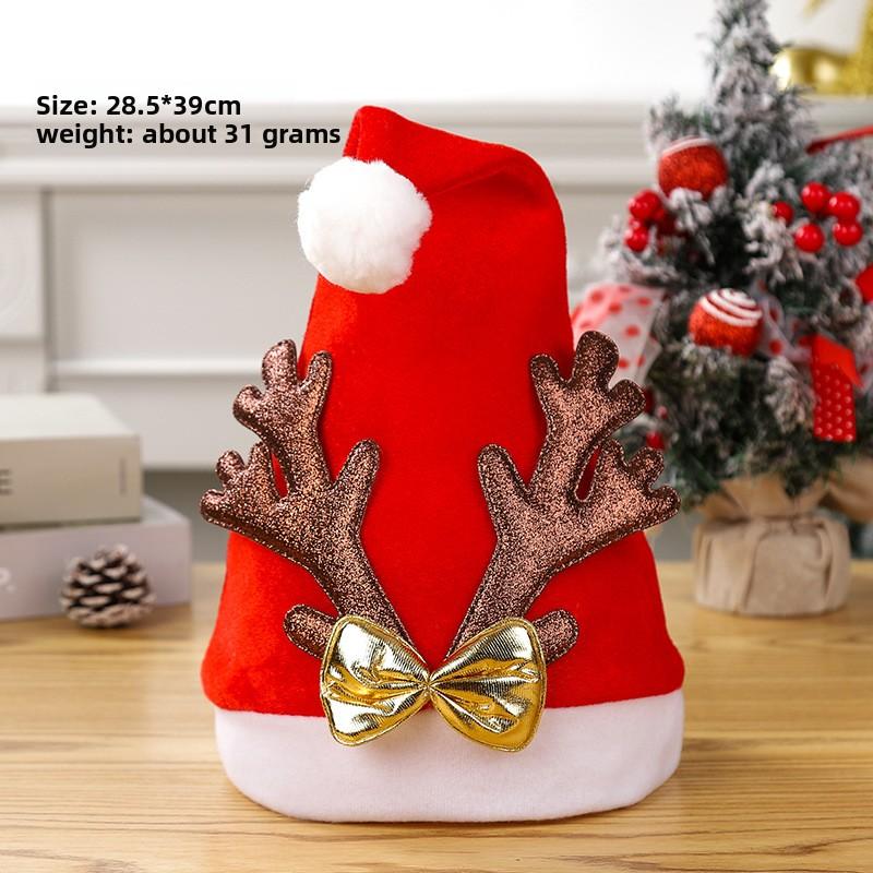 Christmas Decorations Christmas Hat Santa Claus Lamp Non-woven Hat Christmas Gift