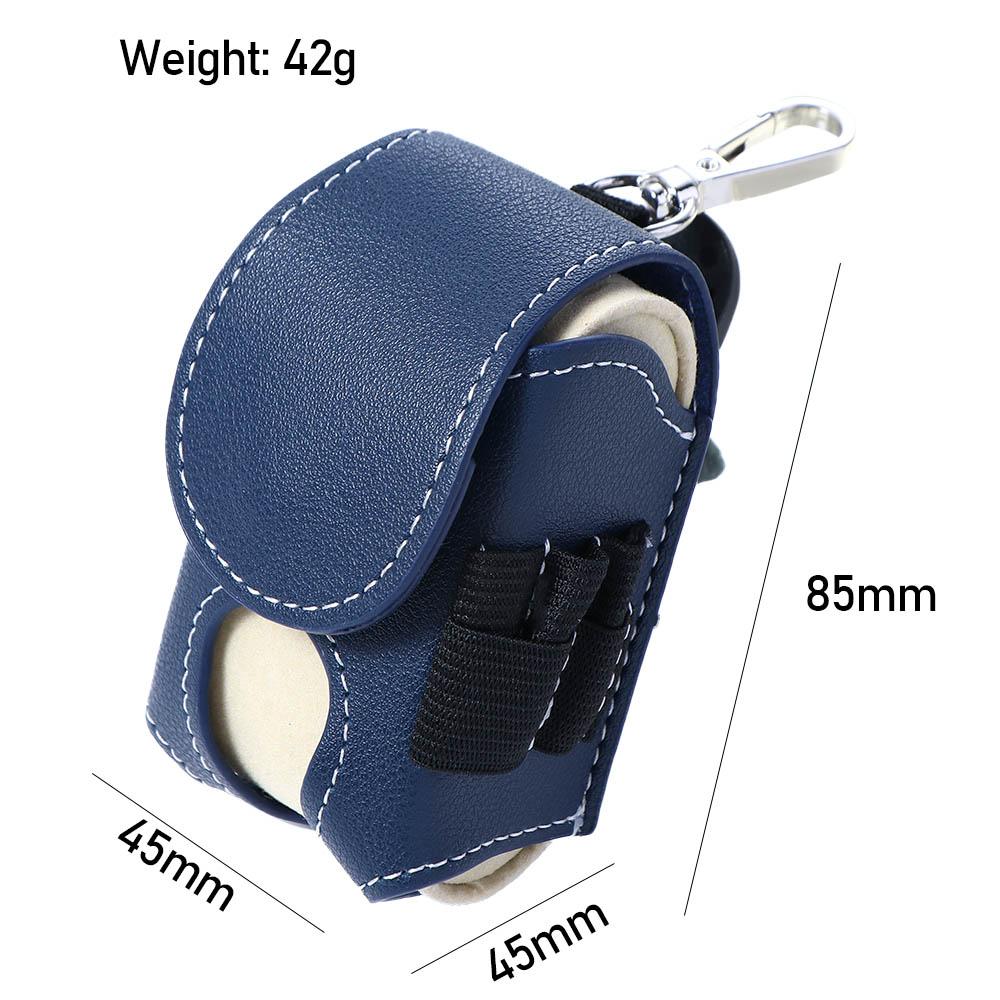 Pocket Storage Bag Golf Accessories Leather Golf Ball Pouch Golf Ball Storage Pouch Golf Ball Container Golf Waist Holder Bag