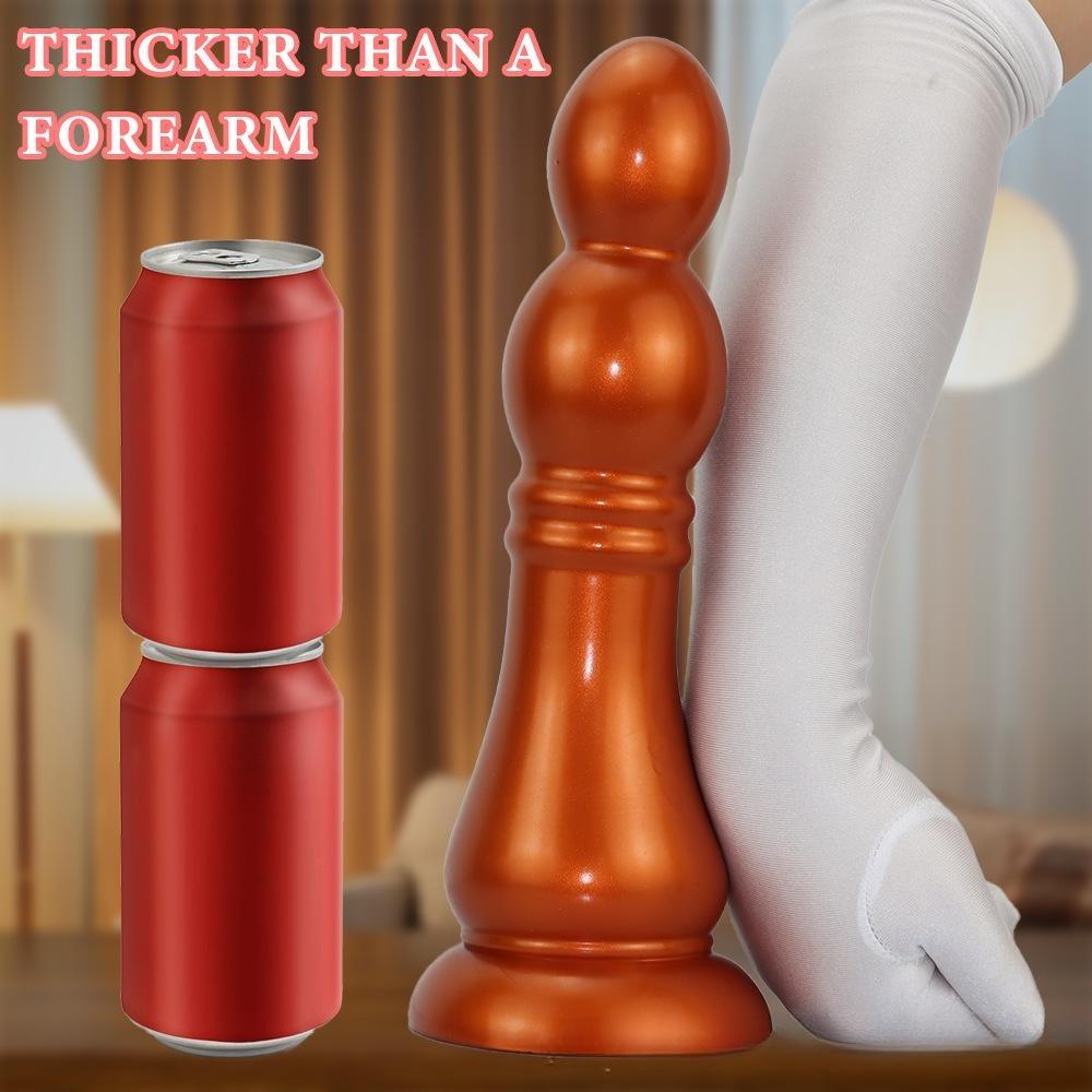 Anal Plug Set, Liquid Silicone Butt Plug with Strong Suction Cup Base for Beginner Anal Training, SM Adult Sex Toys