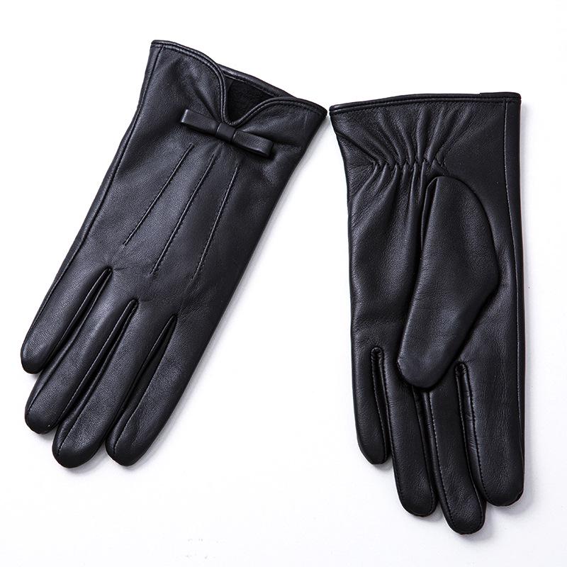 Damenhandschuhe aus echtem Lammleder - Dick, Warm, Ideal für Herbst und Winter