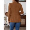 Autumn Winter Casual Fashion Solid Color Cardigan Blazers Women Vintage All-match Corduroy Suit Coat Top