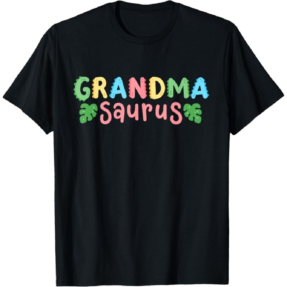 

Grandma Saurus Kids Dinosaur Birthday Party Family Matching T-Shirt XXXXXL чорний