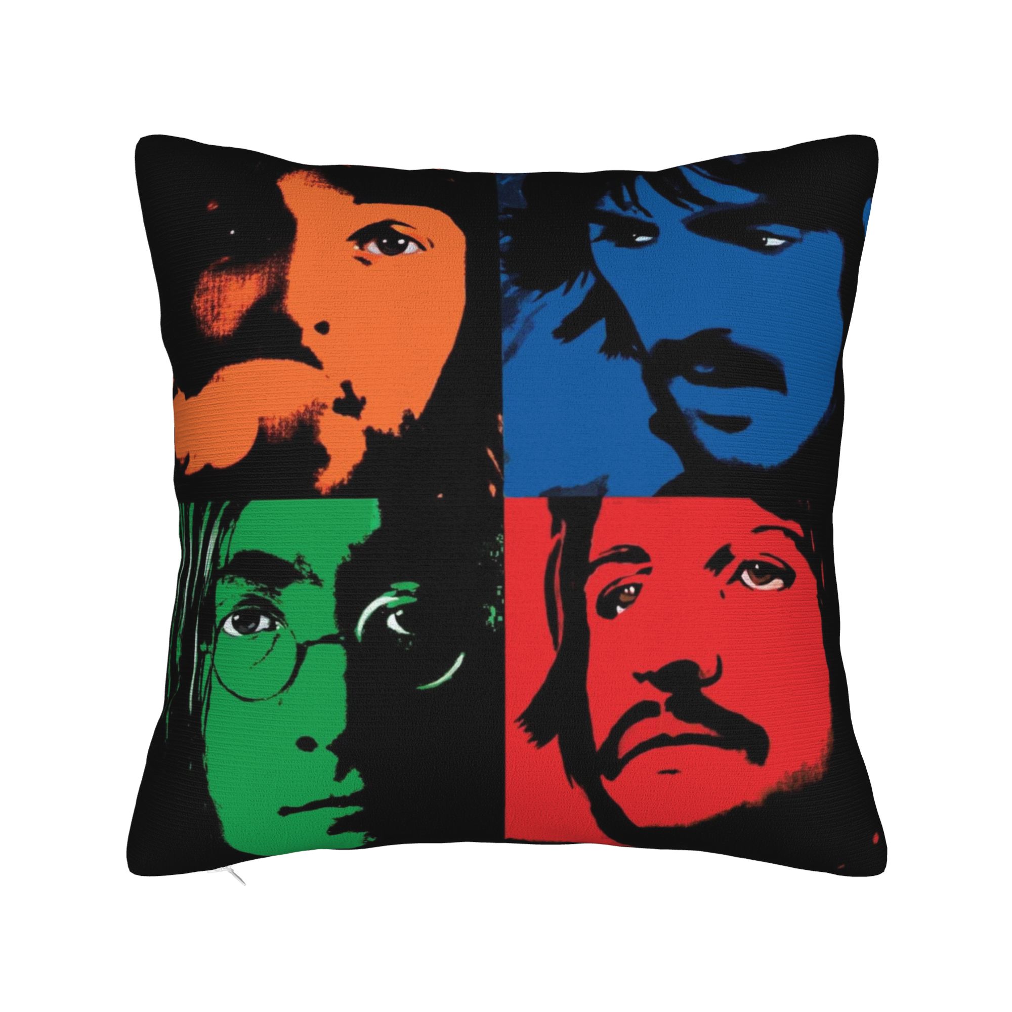 

Warm Home Beatled rock band Decor Pillowcases Accessories Pillow Covers Zipper Multiple Sizes 12x12in 30X30cm