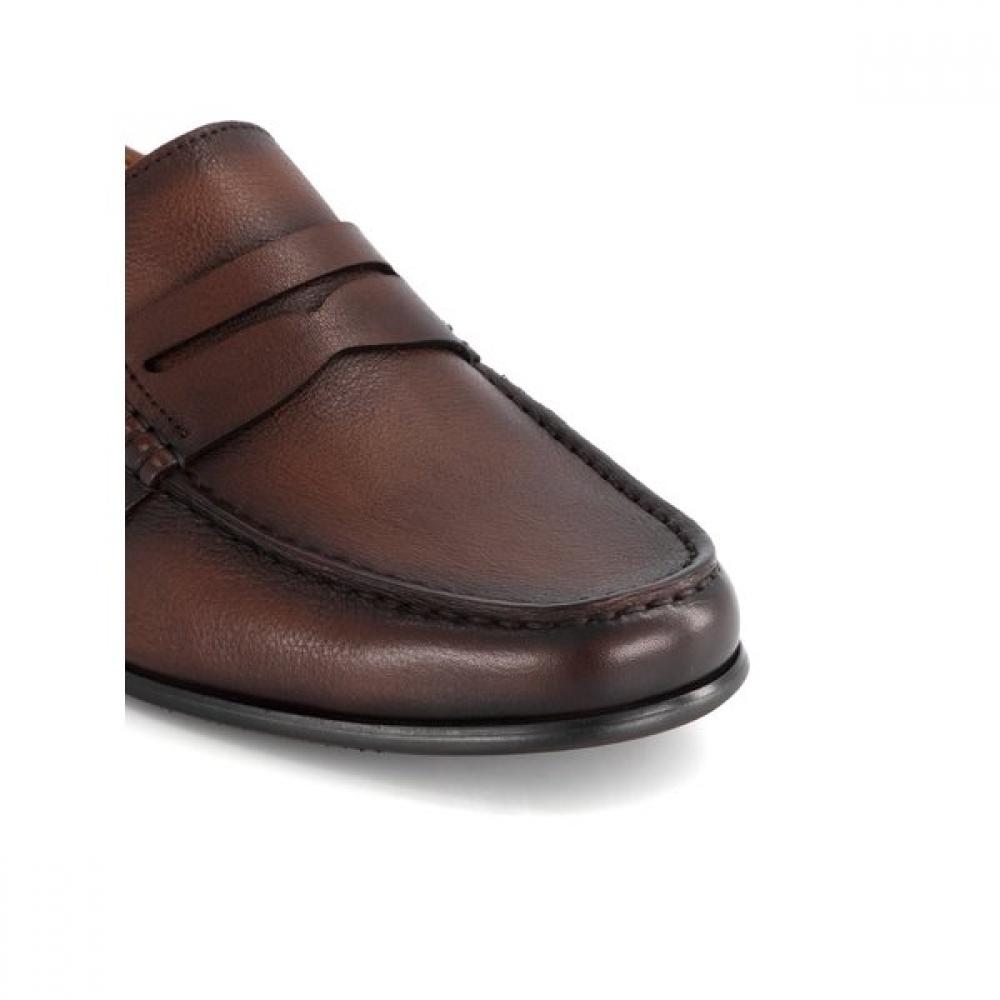 Daks Men S beSt Comfort Saffiano Penny loaferS Drm603ke20  Brown 