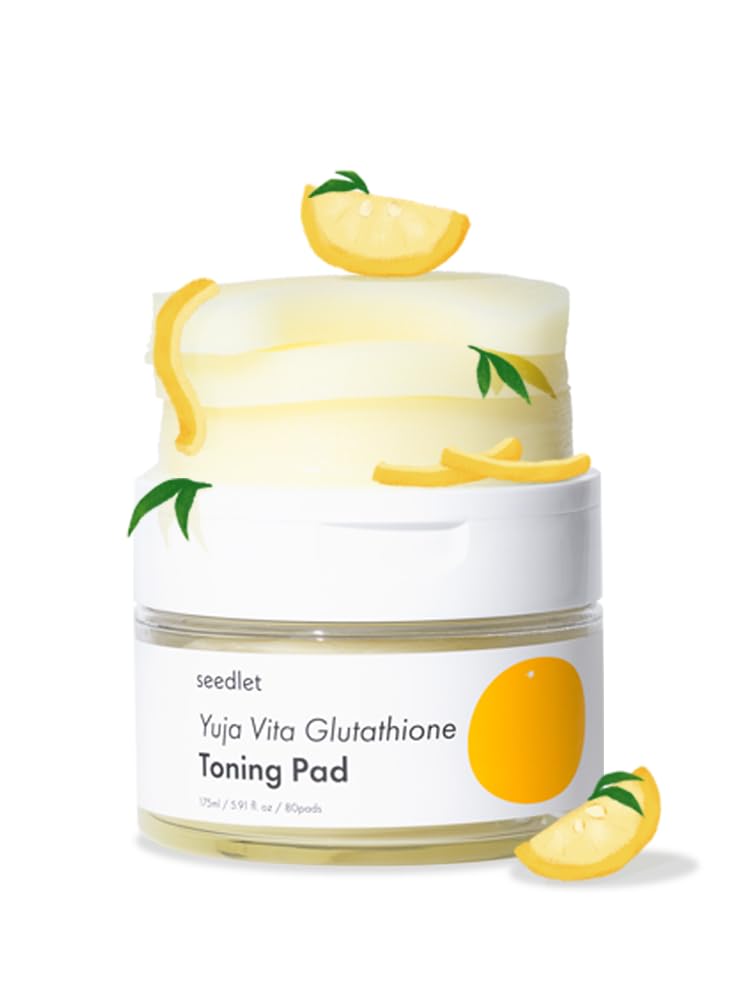 Seedlet Yuzu Vita Glutathione Toning Pads Yuzu Pore High Targeted Pack Vita Glutathione Toning [Official Seedlet] + + (80 pads) - Water, Glutathione,