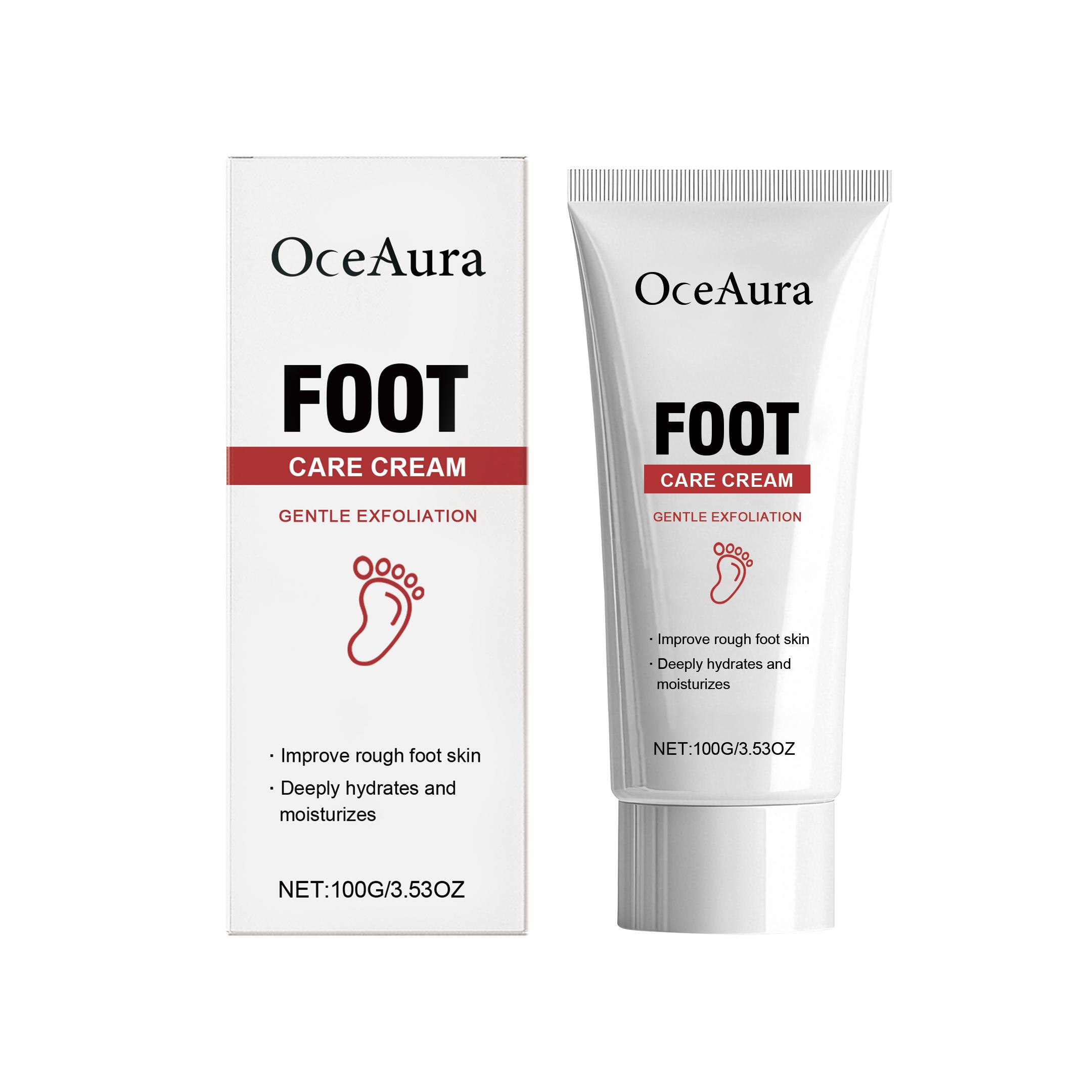 

Aloe Vera Moisturizing Foot Cream - Foot Cream for Caring for Foot Skin, Nourishing & Hydrating, Lightweight & Easily Absorbable 100g