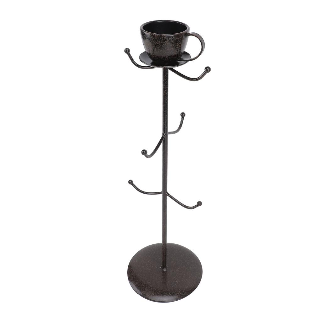 Mug Holder Tree Countertop Coffee Cup Rack Stand Metal with Base Kitchen Home Organizer