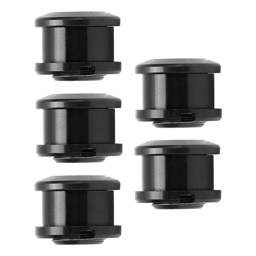 5pcs Single Chainring Bolts Crankset Nuts Aluminum Alloy Chain Wheel Screws for Mountain Bike