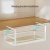 Retractable Kitchen Hanging Storage Rack for Paper, Cling Film, and Utensils