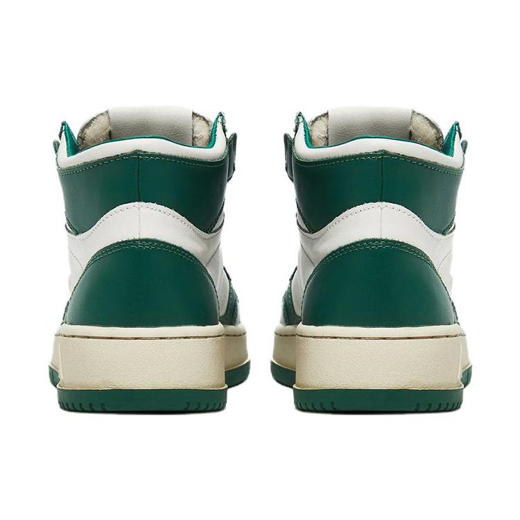 (WMNS) AUTRY Medalist Mid Leder-Sneakers Zweifarbig 'Weiß Grün' Damen AUMW-WB03
