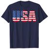 USA Patriotic American Flag For Men Women Kids Boys Girls US T-Shirt