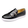 45 large size 46 men's shoes fashion casual leather shoes men's shoes men's white bottom loafers
