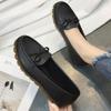 Doudou shoes women's non-slip spring and summer new flat-soled single shoes soft sole one pedal pregnant women comfortable mother white nurse shoes