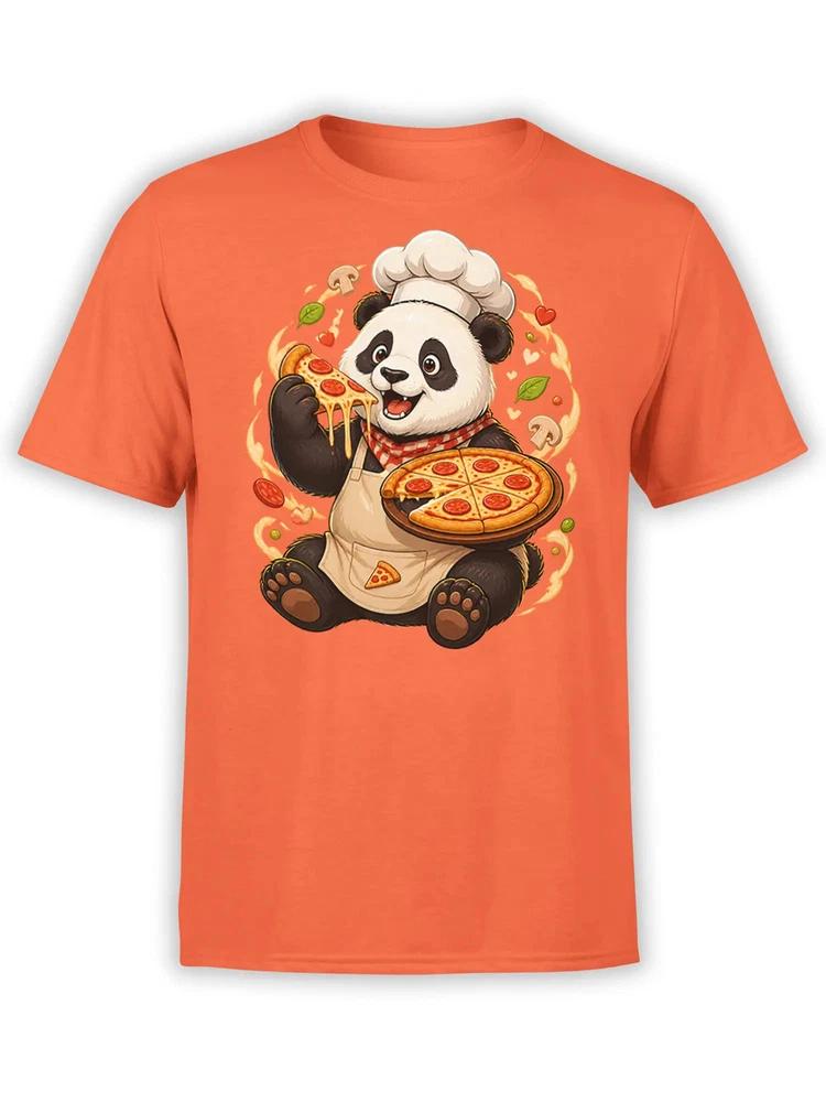 Pizza Panda Chef Tshirt Unisex S