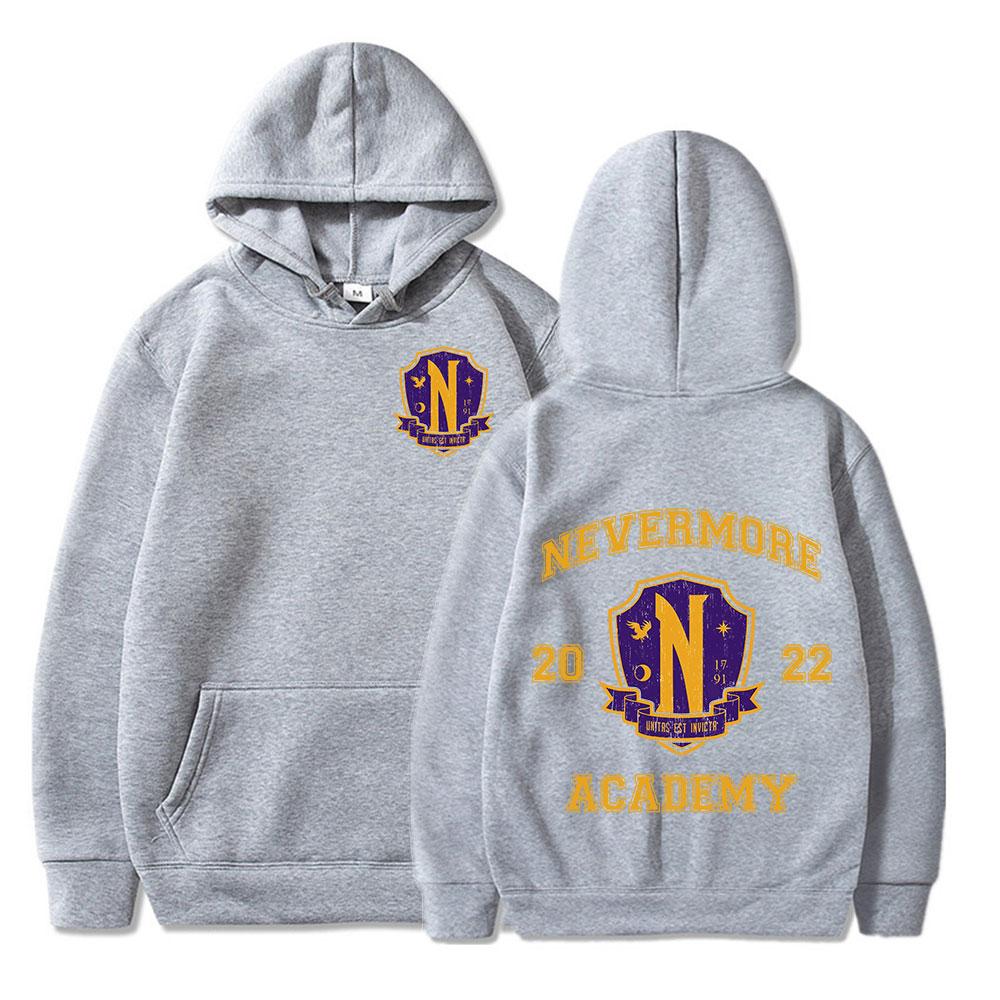 

Толстовка с капюшоном из телесериала «Среда Аддамс Никогда больше» и логотипом, толстовки с капюшоном, унисекс, готические толстовки с длинными рукавами S