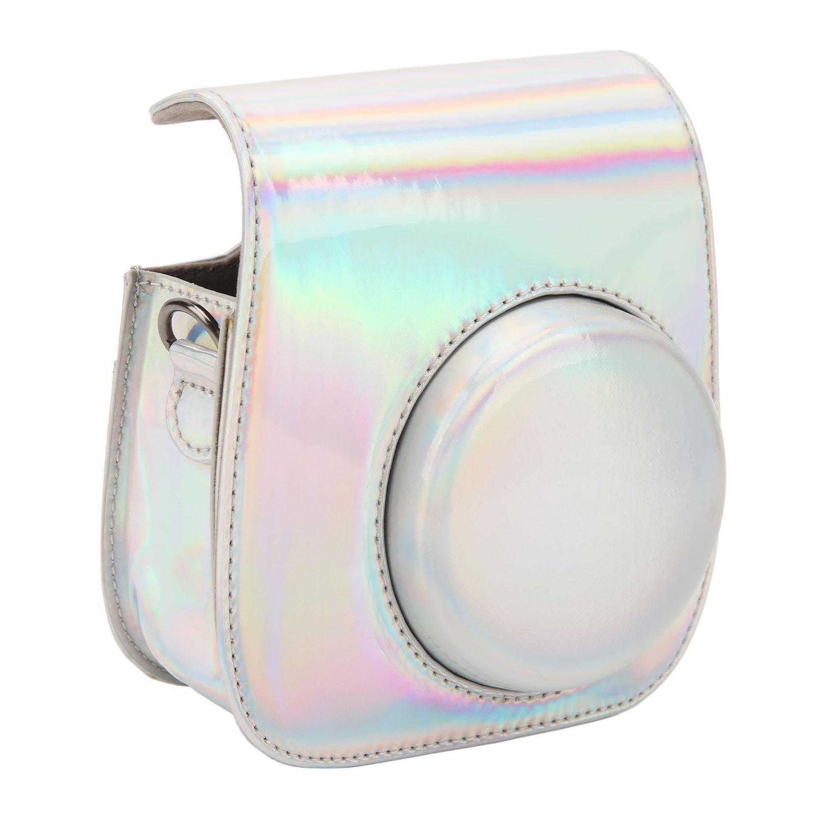 

Цветная сумка-чехол для камеры из ПУ кожи со съемным регулируемым плечевым ремнем для Fujifilm Mini 11