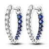 925 Sterling Silver Love Feather Moon Star Heart Earrings Fit Original Charms Hoop for Women Girls Stud Earring Jewelry Gifts