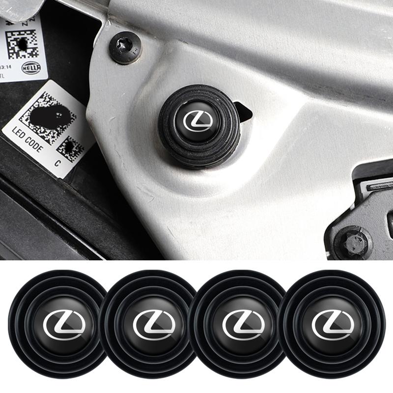 Bil Dörr Stötdämpare packning Buffert Anti-kollision Silikon Klistermärke För Lexus Fsport GS GX IS LS LX CT LC RC LBX RX 350h 450h