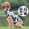 Veste d'hiver imperméable rembourrée pour chien, treillis Doodle bleu, garde au chaud, réflexion nocturne, manteau en coton pour animaux de compagnie, vêtements, fournitures pour animaux de compagnie