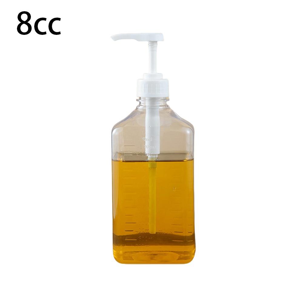 Large Capacity Syrup Drip Dispenser with Scale Lotion Dispensing Bottle Coffee Syrup Press Bottle