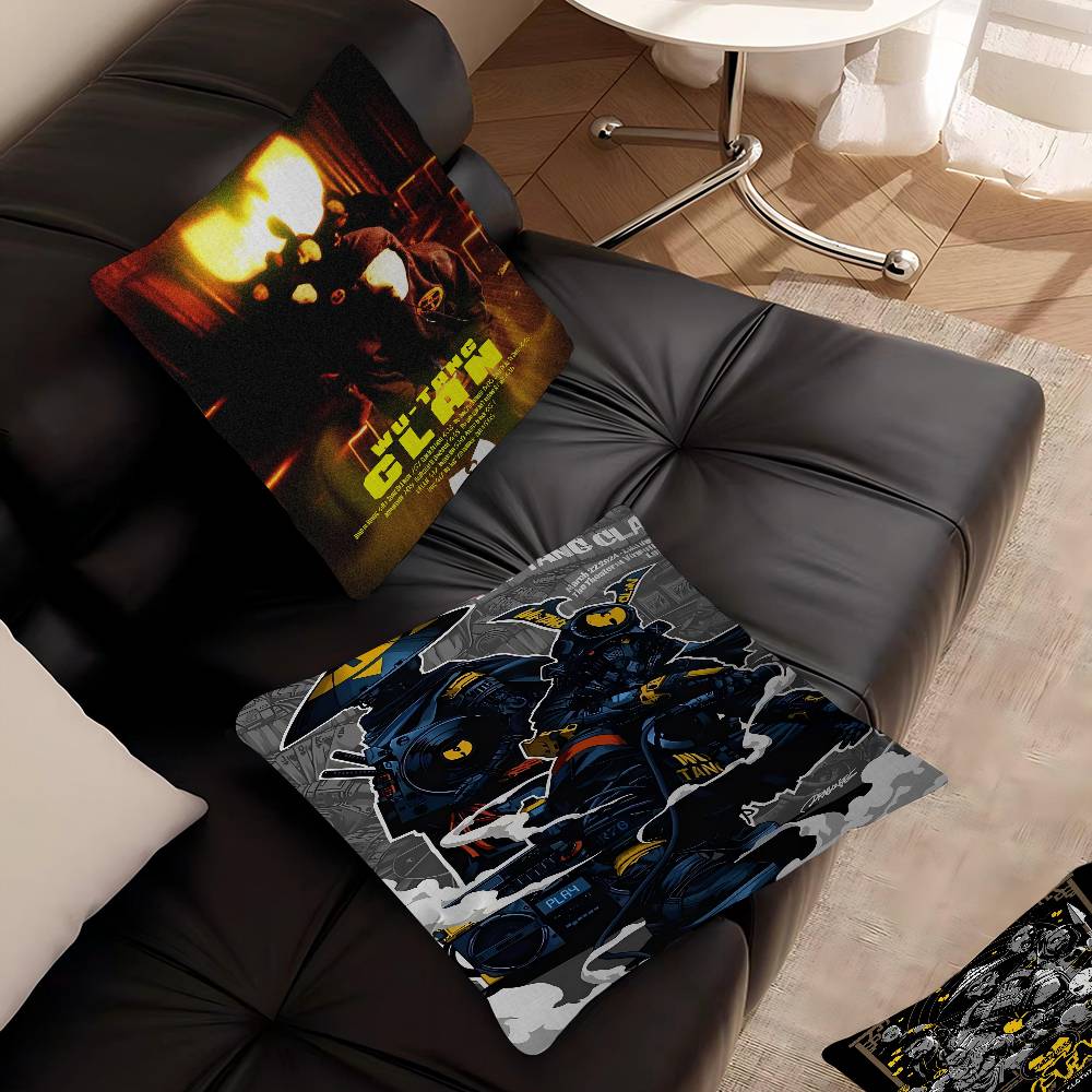 W-Wu-T-Tang C-Clan Group Pillow Gift Home Office Decoration Pillow Bedroom Sofa Car Cushion CoverPillow Case