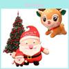 Cozy And Cute Santa Deer Plush Doll For Christmas Series Gift Ideas