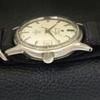 VINTAGE TITONI AIRMASTER ROTOMATIC SWISS MENS CREAM COLOR DIAL WATCH A700334-5 R202-a700334