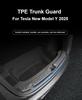 TPE Trunk Guards for Tesla Model Y Juniper 2025 Rear Trunk Door Sill Protector Cargo Threshold Sill Cover Car Rear Bumper Guards