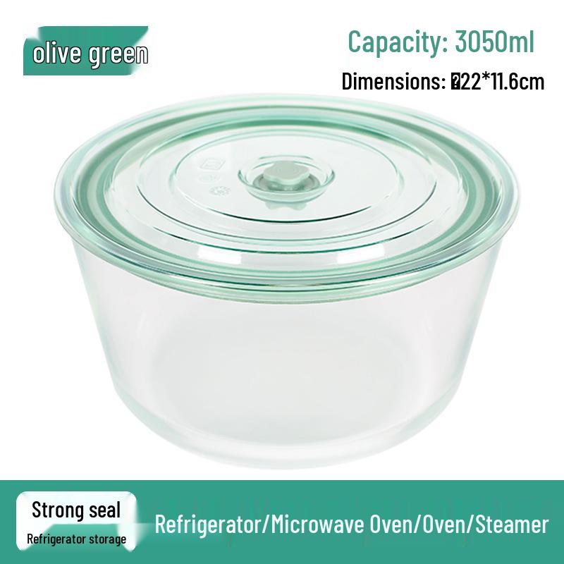 Contenitore Grande in Vetro per Conservazione di Frutta, Kimchi e Altro - Lusso Leggero, per Alimenti, Ermetico e Ideale per la Refrigerazione.