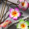 10 Stück 5cm Hawaiianische Plumeria PE Schaumstoff Kunstblume DIY Kranz Kopfschmuck Blumen Hochzeitsdekoration Partyzubehör