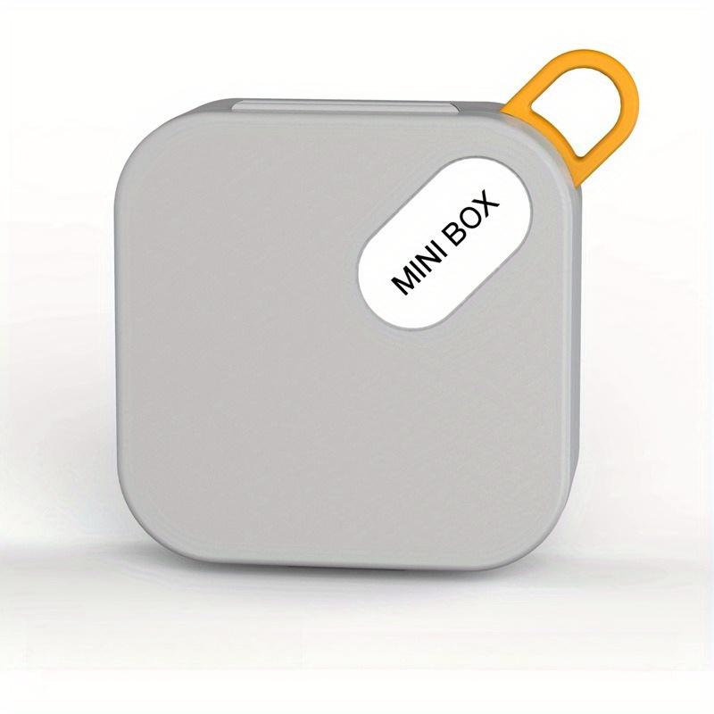 1PC Simple mini portable compartment storage box pills candy health products sponge earplugs small accessories travel storage box