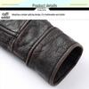 Men's Distressed Cowhide Leather Motorcycle Jacket - European & American Style