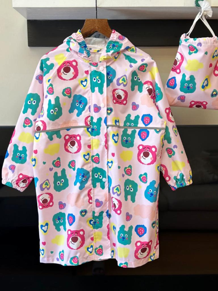 Kids Raincoat Boy Girl Baby Children's Kindergarten Primary School Boys and Girls Lightweight Waterproof Rain-Proof Clothes Poncho