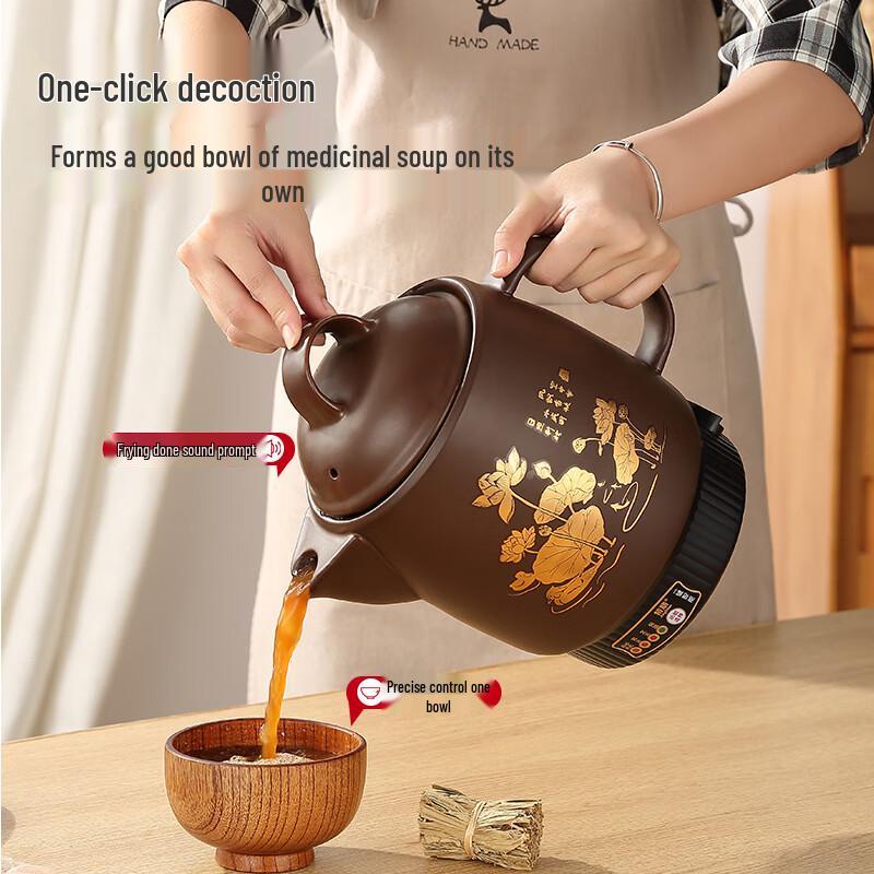 San Jia Long Automatic Ceramic Herbal Decoction Pot