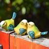 4pcsCelsiusset Lawn Garden Courtyard Resin High Simulation Bird Decoration Animal Ornament