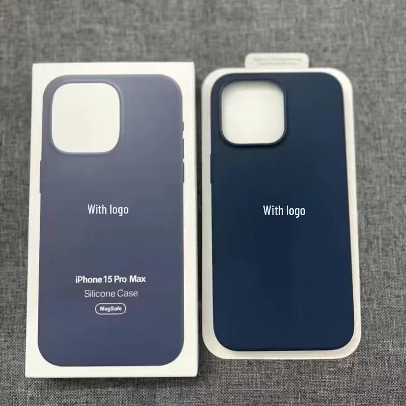 Magnetic Liquid Silicone Protective Case for iPhone 15 Pro Max - Drop-proof, Skin-friendly, with Animation Pop-up Feature