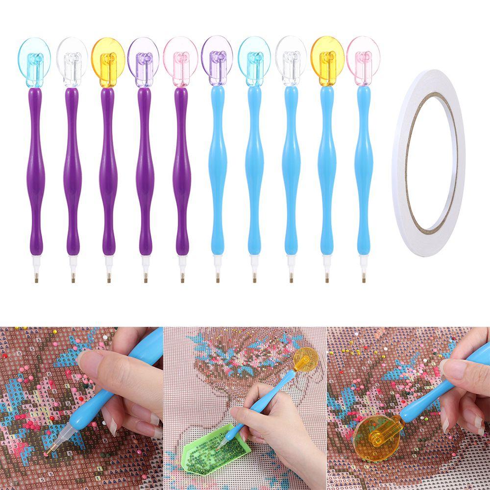 Набор ручек для вышивки крестом Алмазная живопись Аксессуары для вышивки крестом Художественные ручки Ручки-сверла Ролик для клейкой ленты