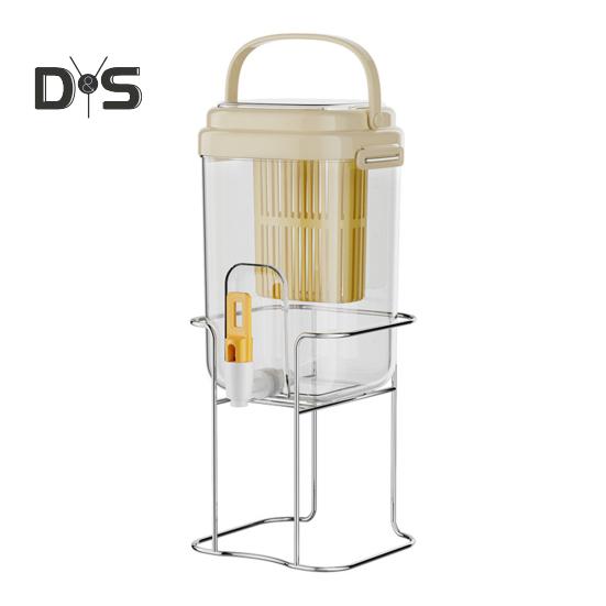 

Диспенсер для воды с краном, летний кувшин для сока без бисфенола А, для холодильника, 5 л, герметичный, для заваривания холодного чая и фруктов, кувшин, большая емкость для напитков C