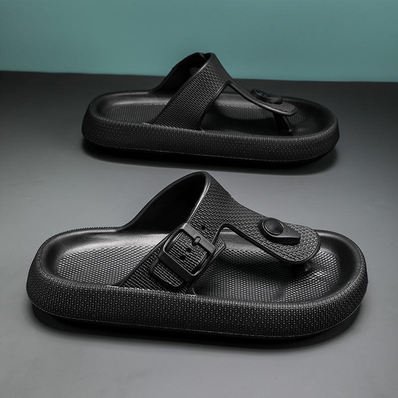 

Износостойкие тапочки для улицы, простые спортивные пляжные туфли 39 чёрный