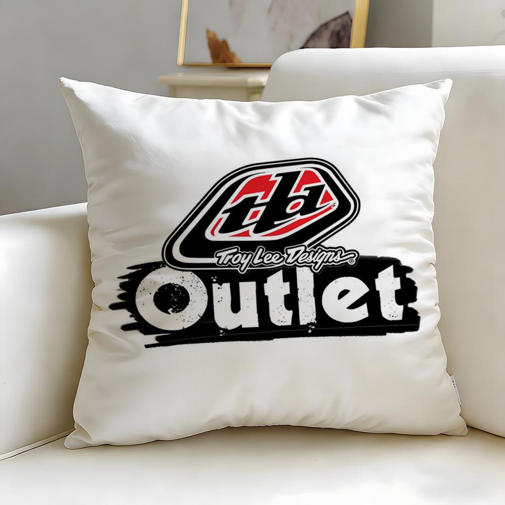 Hot Ttroy Leeing Cushion Cover Soft  EasyWash Pillow Case  Versatile for Couch Bed Travel and Office