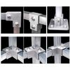 Multipurpose 25X25mm Square Tube Adapter Connector Accessories Aluminum Alloy 3 Way Elbow Pipe Fitting Easy To Install