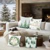 Christmas Themed Pillow Covers: Merry Christmas, Pine Tree Prints, Home Sweet Home Wreath Sofa bed cushion cover,home decoration